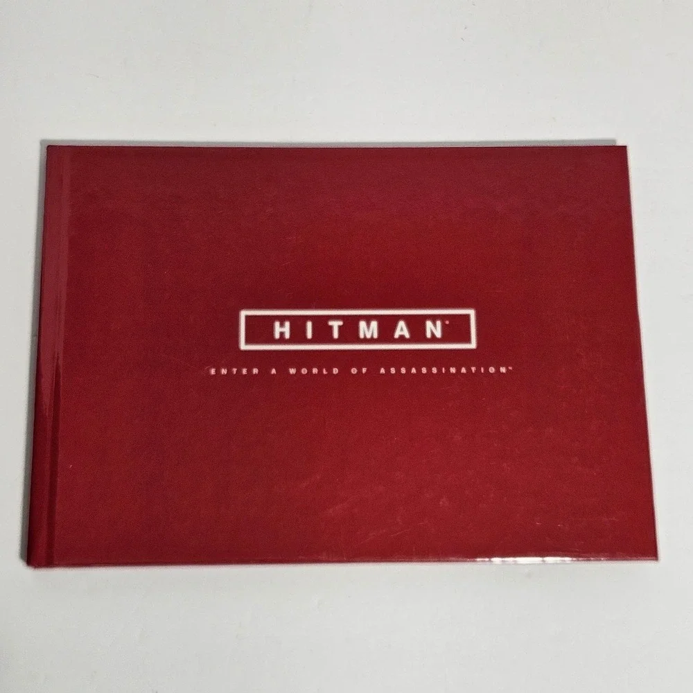 Hitman Enter a World of Assassination Hardcover Art Book Square Enix Agent 47